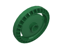 Technic, Disk 5 x 5 - Notched, No Pattern, NO PIN