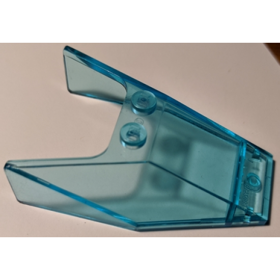 Windscreen 6 x 4 x 1 1/3 without Bottom Tabs and with Solid Studs