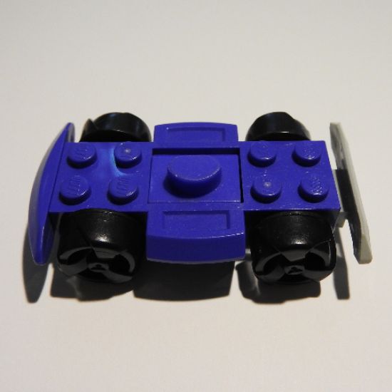 Vehicle, Base 4 x 6 Racer Base with Black Wheels