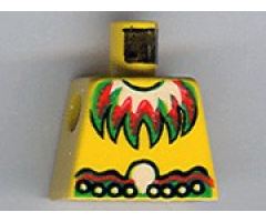 Torso Pirate Islanders with Feather Necklace Pattern