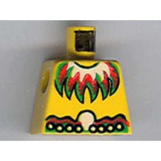 Torso Pirate Islanders with Feather Necklace Pattern