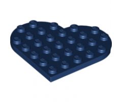 Plate, Round 6 x 6 Heart