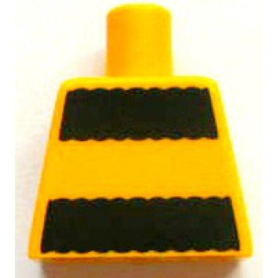 Torso Black Thick Stripes Pattern