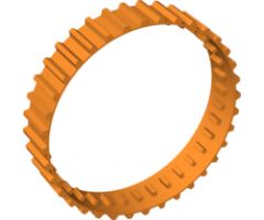 Tire & Tread with 36 Treads Large, Non-Technic