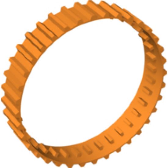 Tire & Tread with 36 Treads Large, Non-Technic