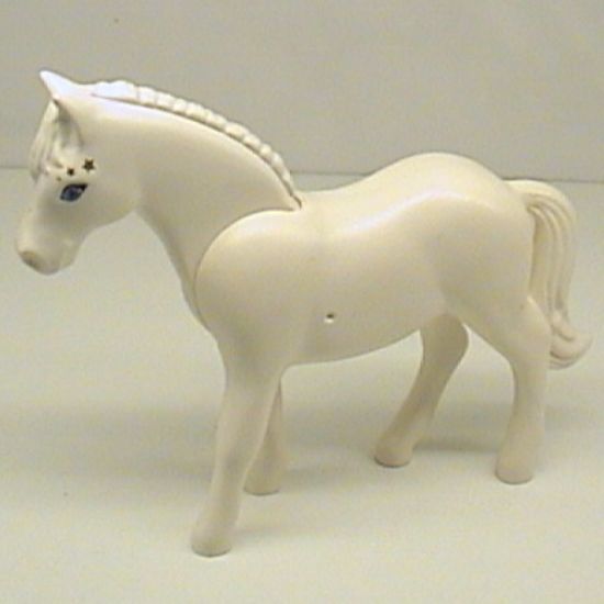 Horse, Belville with Blue Eyes and Gold Stars Pattern