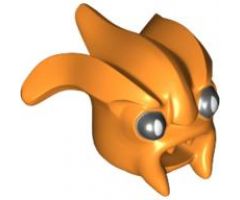 Minifigure, Head, Modified Kranxx with Black Eyes and Open Mouth Pattern