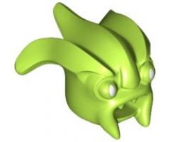 Minifigure, Head, Modified Kranxx with Black Eyes and Open Mouth Pattern