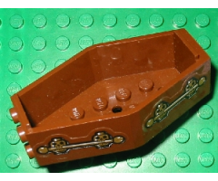 Container Coffin Base with Skulls Pattern (Stickers) - Set 1381