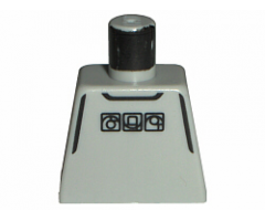 Torso NBA Street Player - Gray Shirt and 3 Squares Pattern