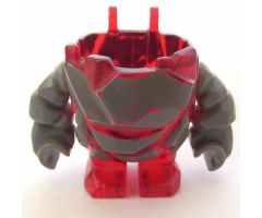 Body Rock Monster - Torso/Legs with Dark Bluish Gray Arms Assembly