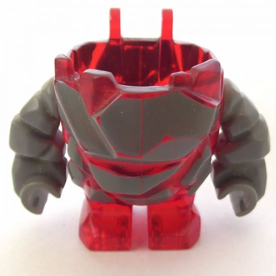 Body Rock Monster - Torso/Legs with Dark Bluish Gray Arms Assembly