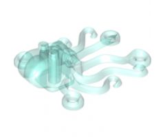 Octopus with Marbled Glow In Dark Opaque Pattern
