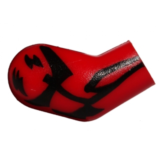 Arm, Right with Black Tattoo Pattern (SW Darth Maul)