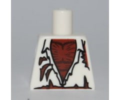 Torso Shirt Tattered with Werewolf Hairy Chest Pattern
