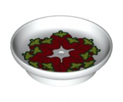 Duplo, Figure Wear & Utensil Dish with Strawberries Pattern