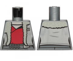 Torso Female SW Jacket with Collar, Red Undershirt Pattern (Qi'ra)