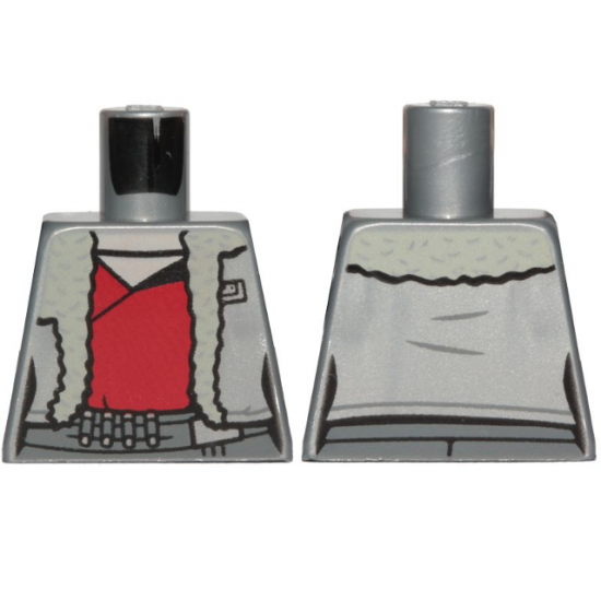 Torso Female SW Jacket with Collar, Red Undershirt Pattern (Qi'ra)