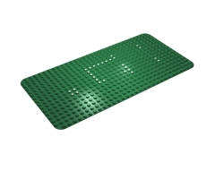 Baseplate 16 x 32 Rounded Corners and Set 350 Dots Pattern