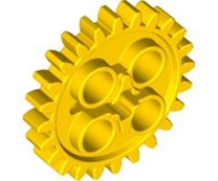 Technic, Gear 24 Tooth (2nd Version - 1 Axle Hole)