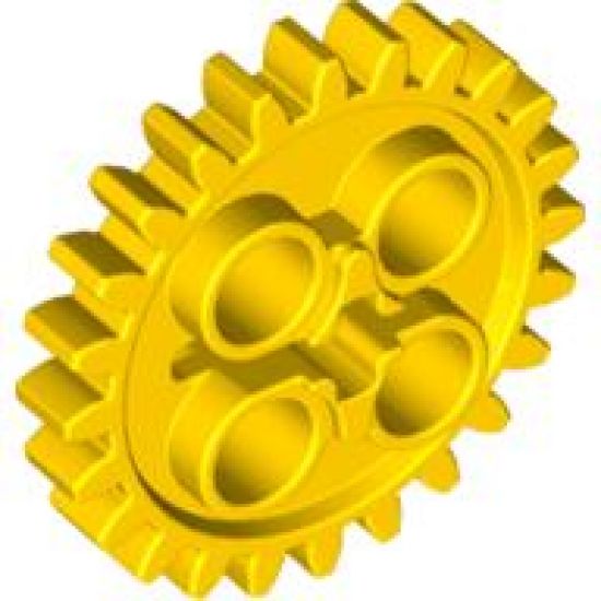 Technic, Gear 24 Tooth (2nd Version - 1 Axle Hole)