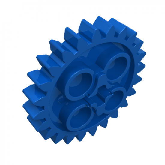 Technic, Gear 24 Tooth (2nd Version - 1 Axle Hole)