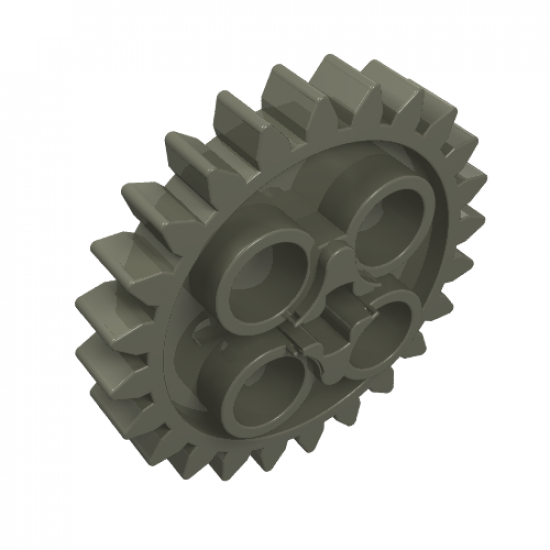 Technic, Gear 24 Tooth (2nd Version - 1 Axle Hole)