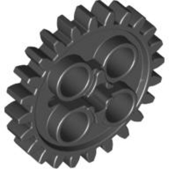 Technic, Gear 24 Tooth (2nd Version - 1 Axle Hole)