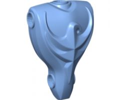 Large Figure Part Torso KK with Jayko, Sir Pattern - Series 2 - Gold Hawk Relief