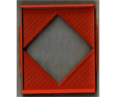 Scala Wall, Diamond Shaped Window 8 x 2 x 8