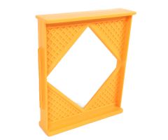 Scala Wall, Diamond Shaped Window 8 x 2 x 8