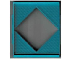 Scala Wall, Diamond Shaped Window 8 x 2 x 8