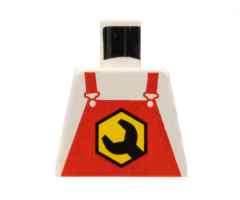 Torso Wrench Logo on Red Overalls Pattern