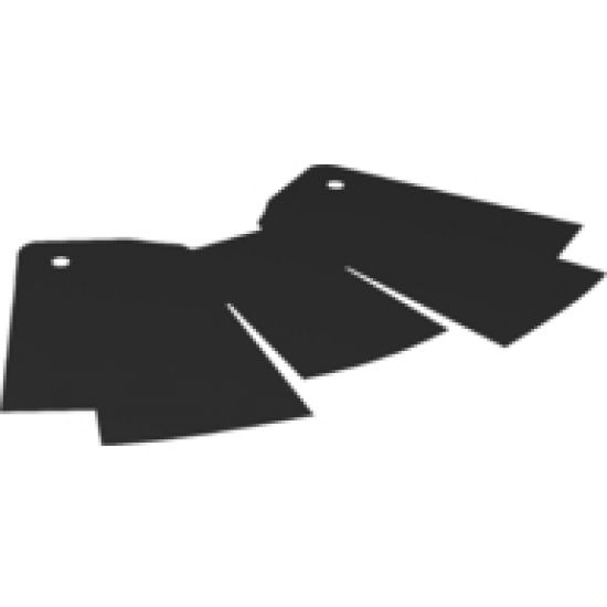 Cloth Cape with 2 Holes and 2 Slits, Stepped, Large Buildable Figures