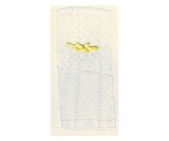 Scala Cloth Curtain with Yellow Bow and White Dots Pattern