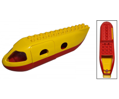 Duplo, Aircraft Airplane Jetliner Fuselage with Red Base