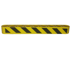 Technic, Liftarm 1 x 9 Thick with Black and Yellow Danger Stripes Pattern Model Right Side (Sticker) - Set 9397