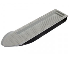 Boat Hull Unitary 51 x 12 x 6 with Light Bluish Gray Top