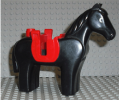 Duplo, Animal Horse with Movable Head and Saddle