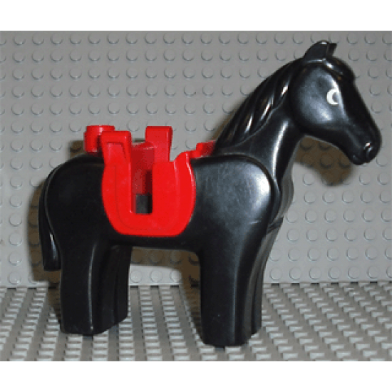 Duplo, Animal Horse with Movable Head and Saddle