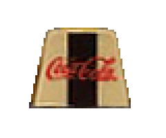 Torso Coca-Cola Logo with Black Stripe Pattern