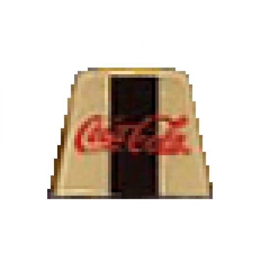 Torso Coca-Cola Logo with Black Stripe Pattern