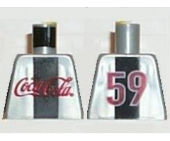 Torso Coca-Cola Logo with Black Stripe Pattern