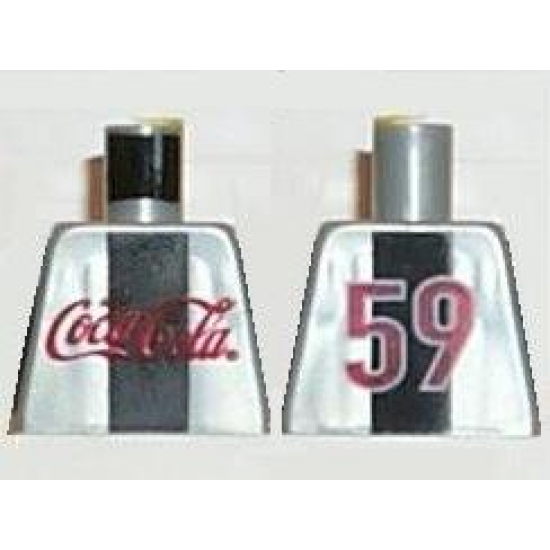 Torso Coca-Cola Logo with Black Stripe Pattern