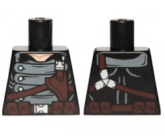 Torso Gray Armor with Holster Pattern (Winter Soldier)