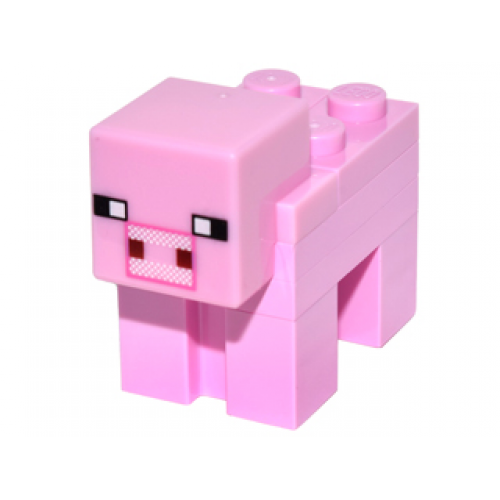 Minecraft Pig - Brick Built