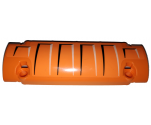 Technic, Panel Curved 11 x 3 with Sheet Metal Indentations on Orange Background Pattern Model Left Side (Sticker) - Set 42038