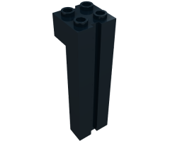 Brick, Modified 2 x 2 x 6 with Groove