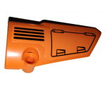 Technic, Panel Fairing # 4 Small Smooth Long, Side B with Hatch and Grille on Orange Background Pattern (Sticker) - Set 42038