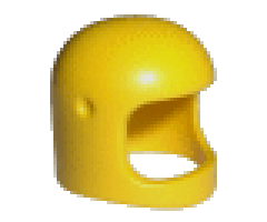 Minifigure, Headgear Helmet Space / Town with Thin Chin Strap (Undetermined Visor Dimple Presence Type)